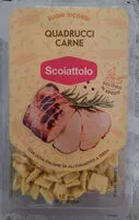 Mängden socker i Quadrucci carne