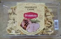 Mängden socker i Quadrucci carne