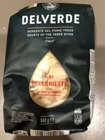 Mängden socker i Orecchiette