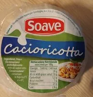 Mängden socker i Cacioricotta Misto