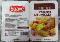 Mängden socker i Cubetti di pancetta affumicata