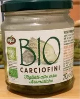 Mängden socker i Bio carciofini