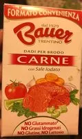 Mängden socker i Dado di carne