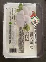 Mängden socker i Mozzarella tresse