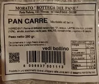 Mängden socker i Pan Carre morbido al latte