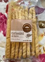 Mängden socker i Grissini al farro