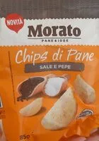 Mängden socker i Chips di pane e mais