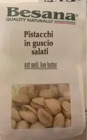 Mängden socker i Pistacchi in guscio salati