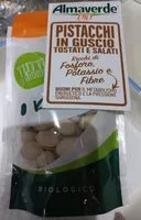 Mängden socker i Pistacchi in guscio tostati e salati