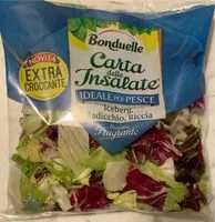 Mängden socker i Carta delle insalate