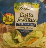 Mängden socker i Carta delle insalate