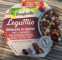 Mängden socker i Insalata di legumi