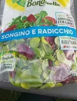 Mängden socker i songino e radicchio