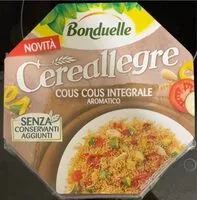 Mängden socker i Cous cous integrale aromatico