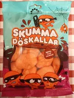 Mängden socker i Konfekta Skumma döskallar