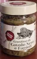 Mängden socker i Crostino di cavolo nero e fagioli