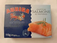 Mängden socker i Filetti di salmone al naturale