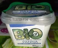 Mängden socker i Gelato biologico panna