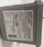 Mängden socker i Limone di Sicilia Gelato