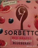 Mängden socker i Sorbetto