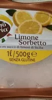 Mängden socker i Limone sorbetto