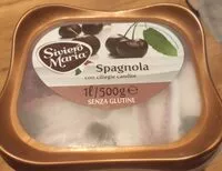 Mängden socker i Spagnola con ciliegie candite