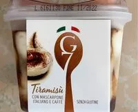 Mängden socker i Gelato tiramisù