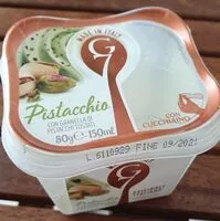 Mängden socker i Glace aux pistaches