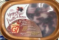 Mängden socker i Yogurt con frutti di bosco