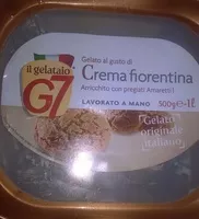 Mängden socker i Gelato crema fiorentina