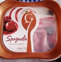 Mängden socker i Spagnola con ciliegie candite