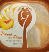 Mängden socker i Gelato panna pesca
