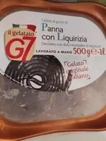 Mängden socker i Gelato panna con liquirizia