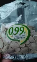 Mängden socker i Semi di zucca salati e tostati