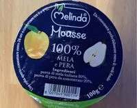 Mängden socker i Mousse mela e pera