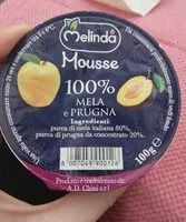 Mängden socker i Mousse Mela e prugna