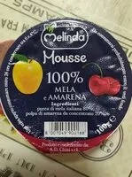 Mängden socker i Mousse mela e amarena