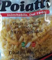 Mängden socker i Ditalini rigati