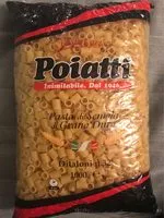 Mängden socker i Pasta Ditaloni N 32 KG 1, Sacchetto
