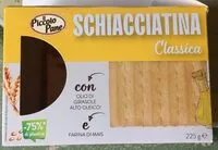 Mängden socker i Schiacciatina classica