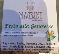 Mängden socker i Pesto alla Genovese