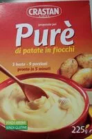 Mängden socker i Purè di patate in fiocchi