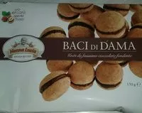 Mängden socker i Baci di dama