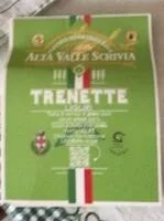 Mängden socker i Trenette ligure