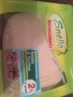 Mängden socker i Snello rovagnati