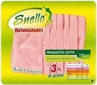 Mängden socker i Rovagnati Prosciutto Cotto Snello GR