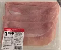 Mängden socker i Prosciutto