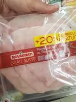 Mängden socker i Jambon cuit roti