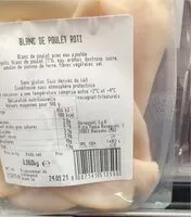 Mängden socker i Blanc de poulet roti