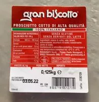 Mängden socker i Prosciutto Cotto Alta Qualitá